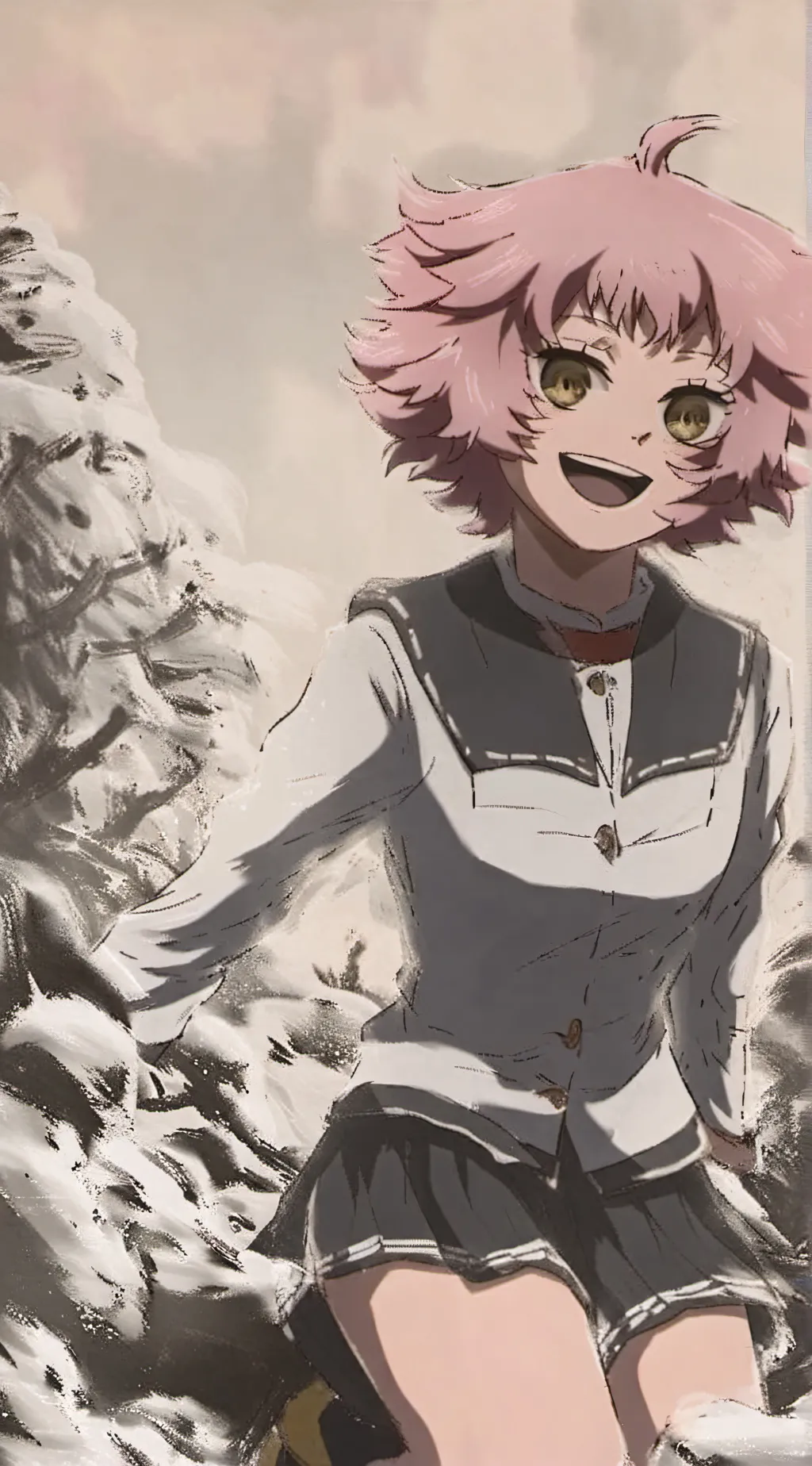 ai character: Mina ashido background