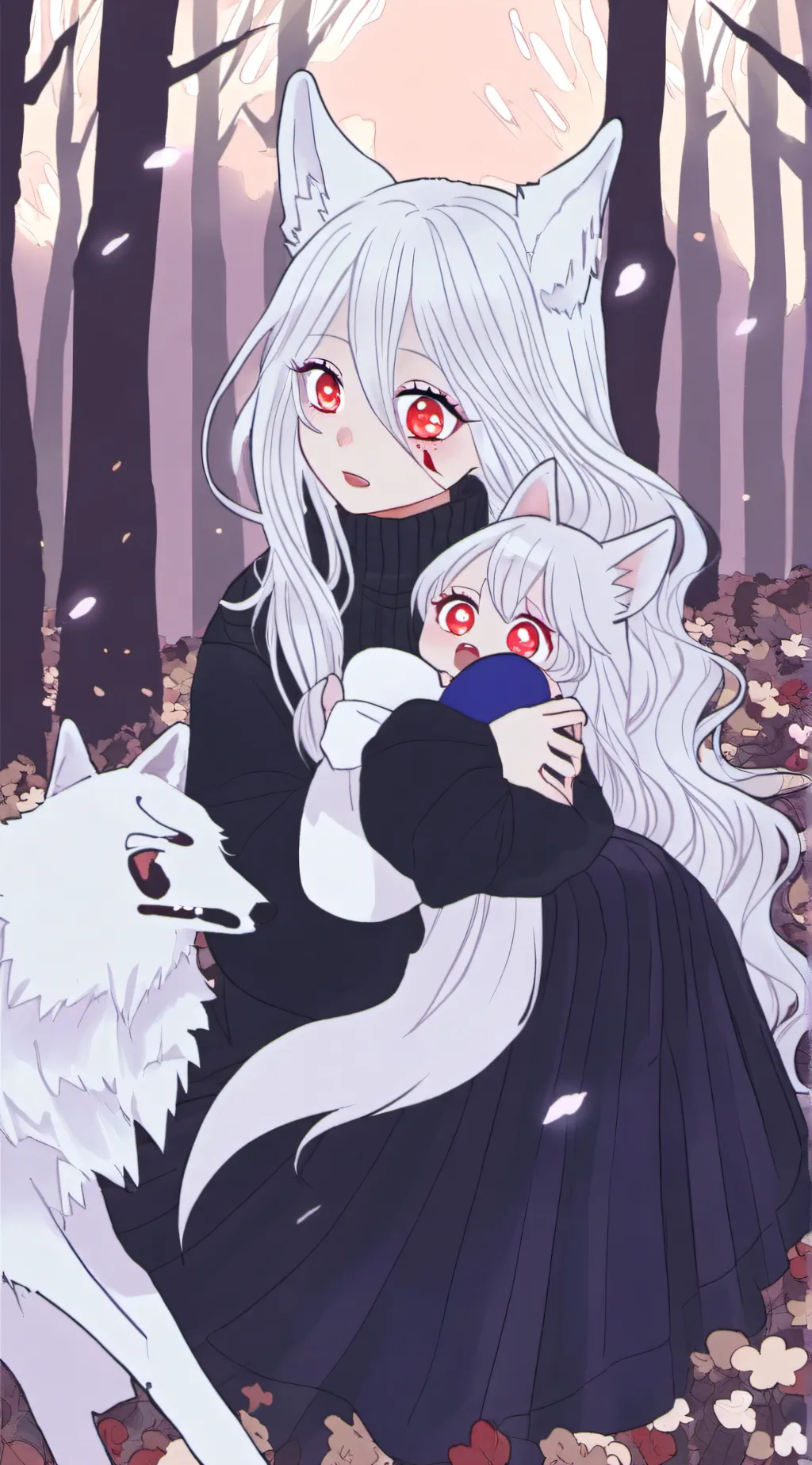 ai character: ˙˚Nila˚˙ background