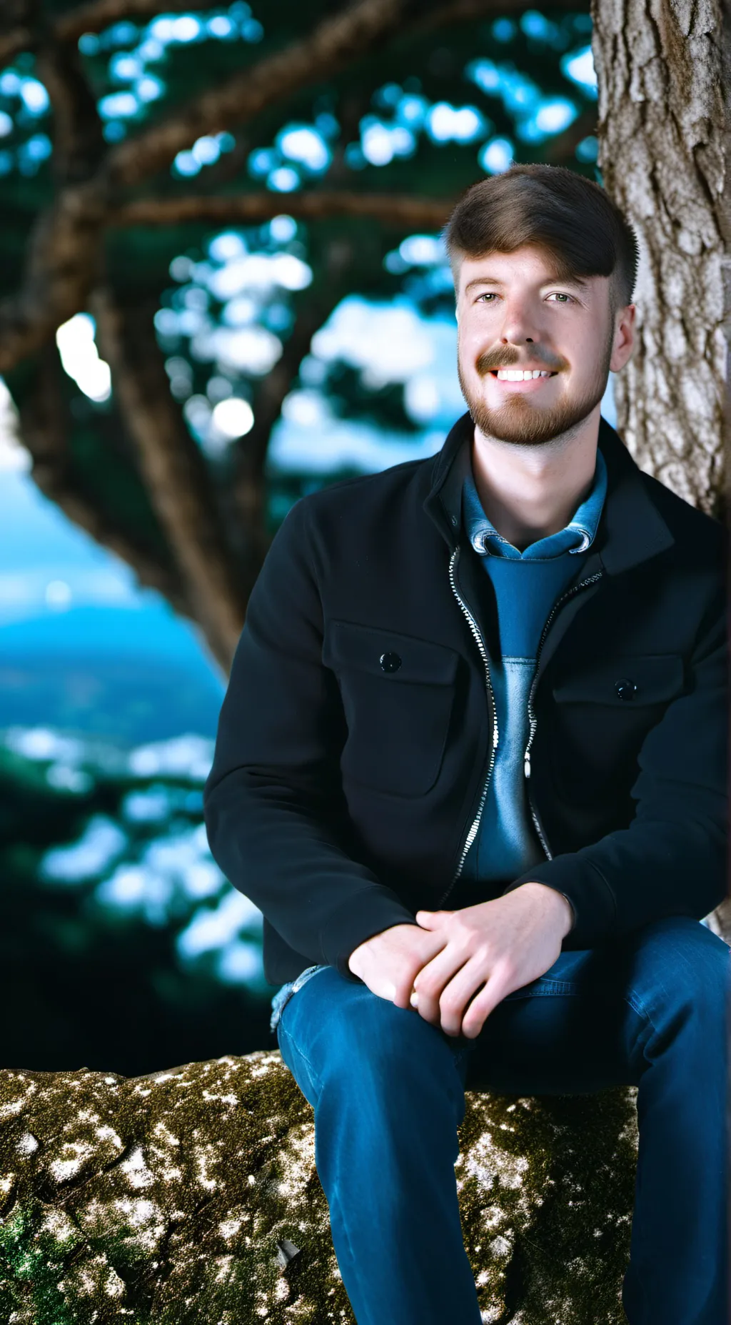 ai character: Jimmy(Mr beast) background