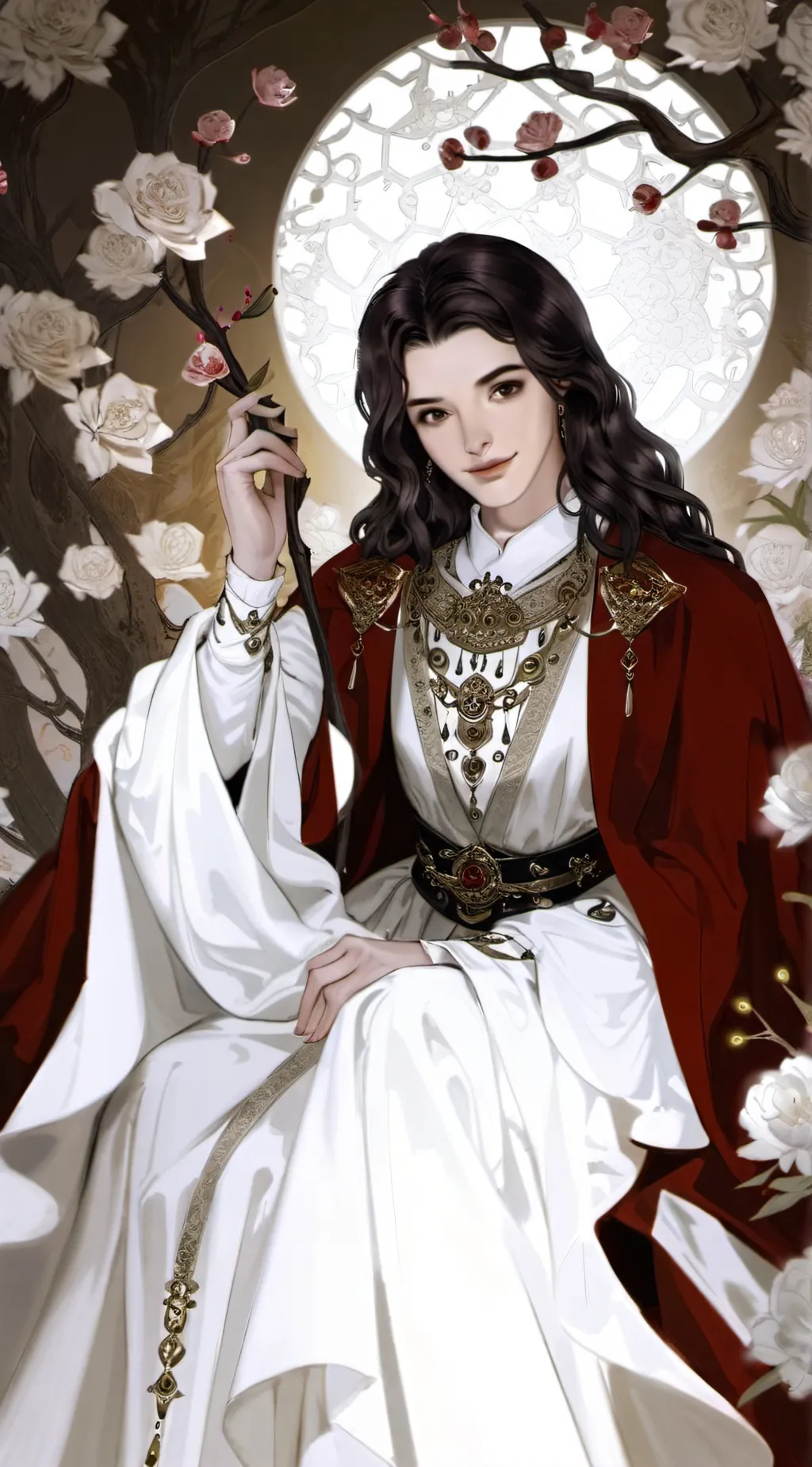 ai character: Mattheo riddle background