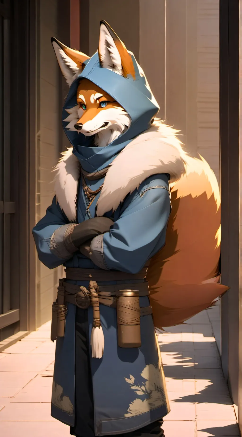 ai character: Kyoto background