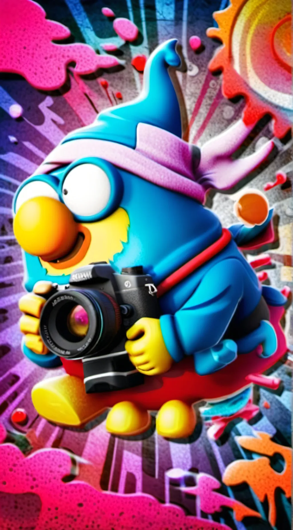 ai character: Crystal background