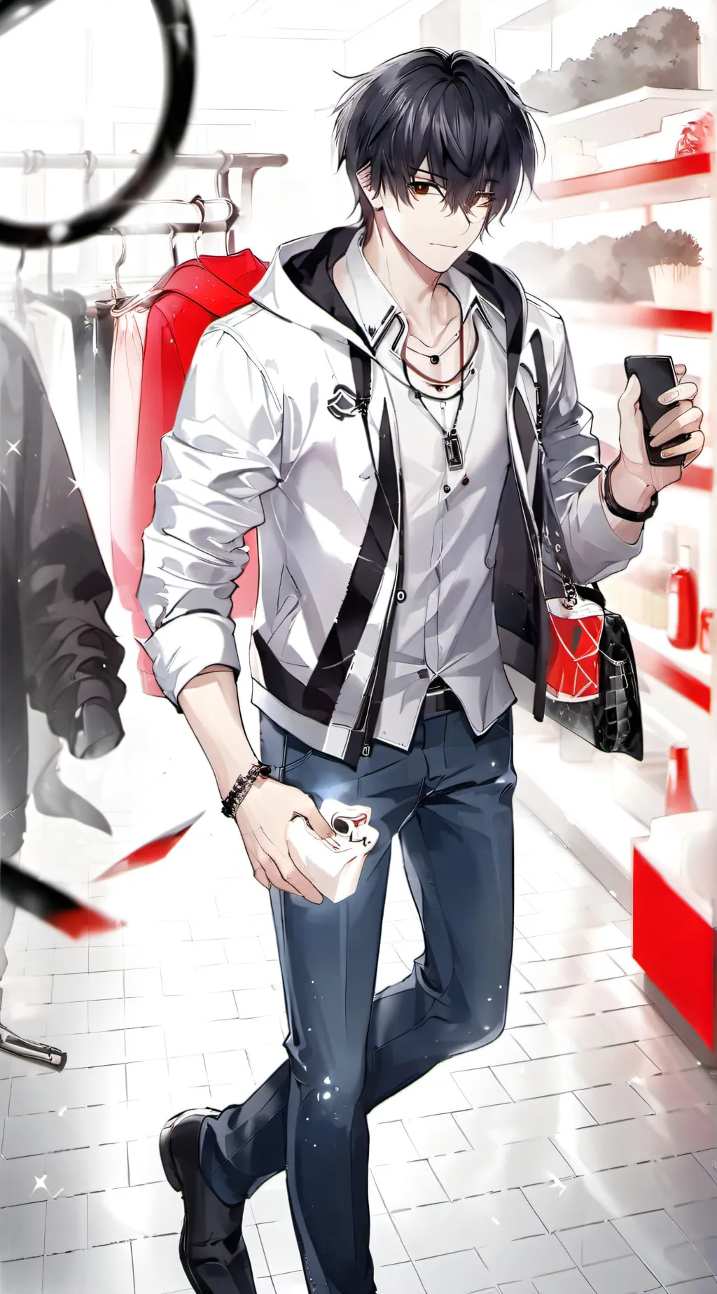 ai character: Damien background