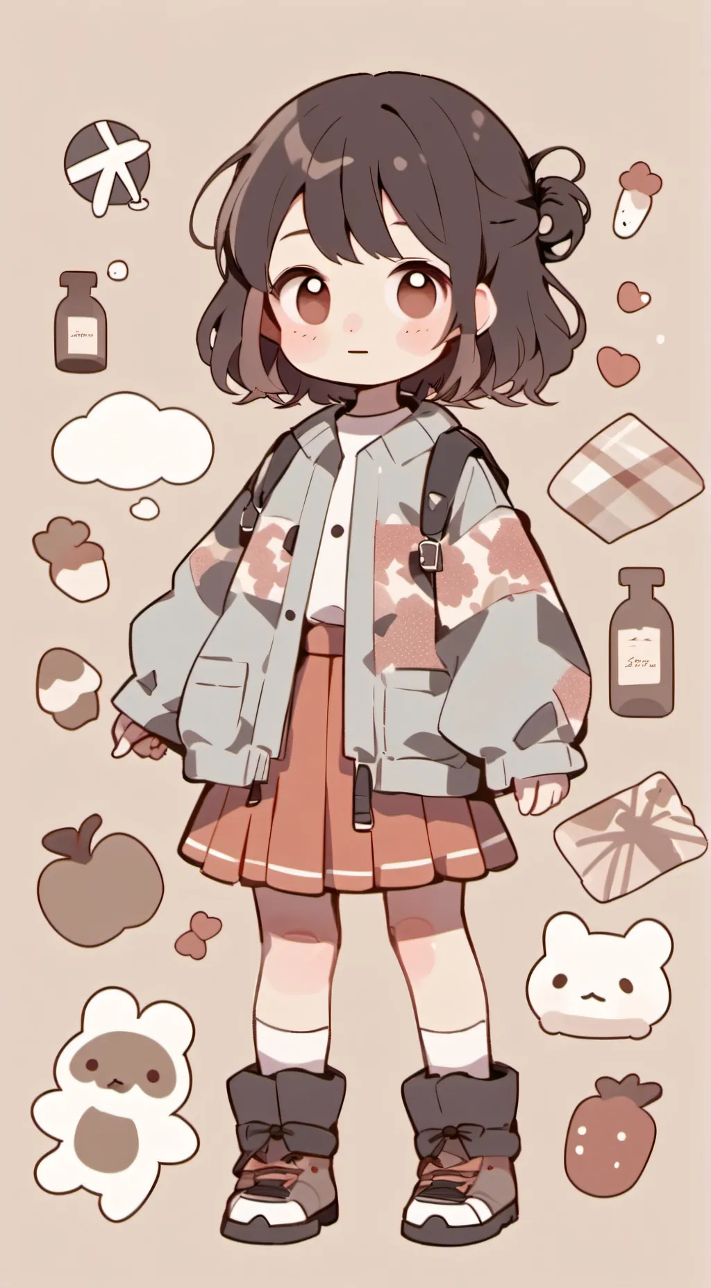 ai character: Lilly background