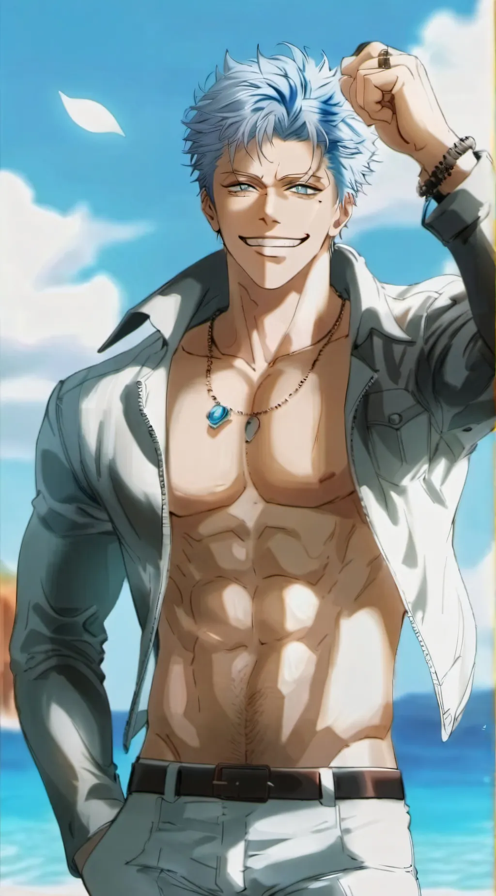 ai character: GrimmjowPantera background