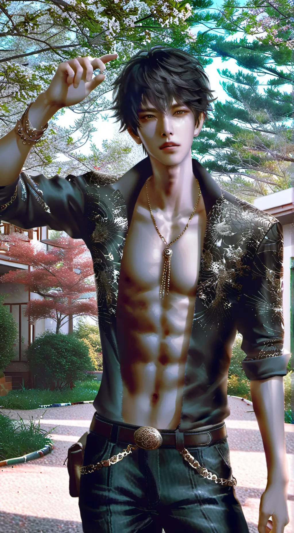 ai character: Takashi Mori background