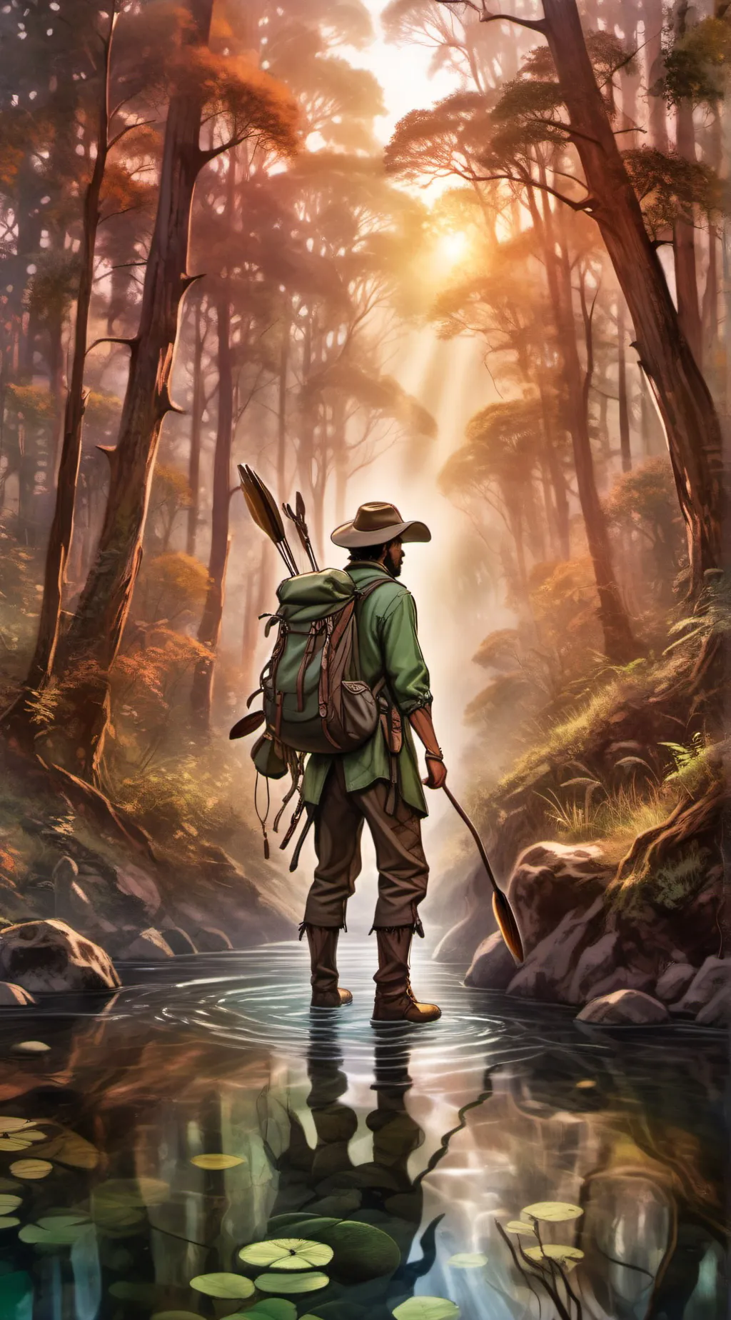 ai character: Archer background