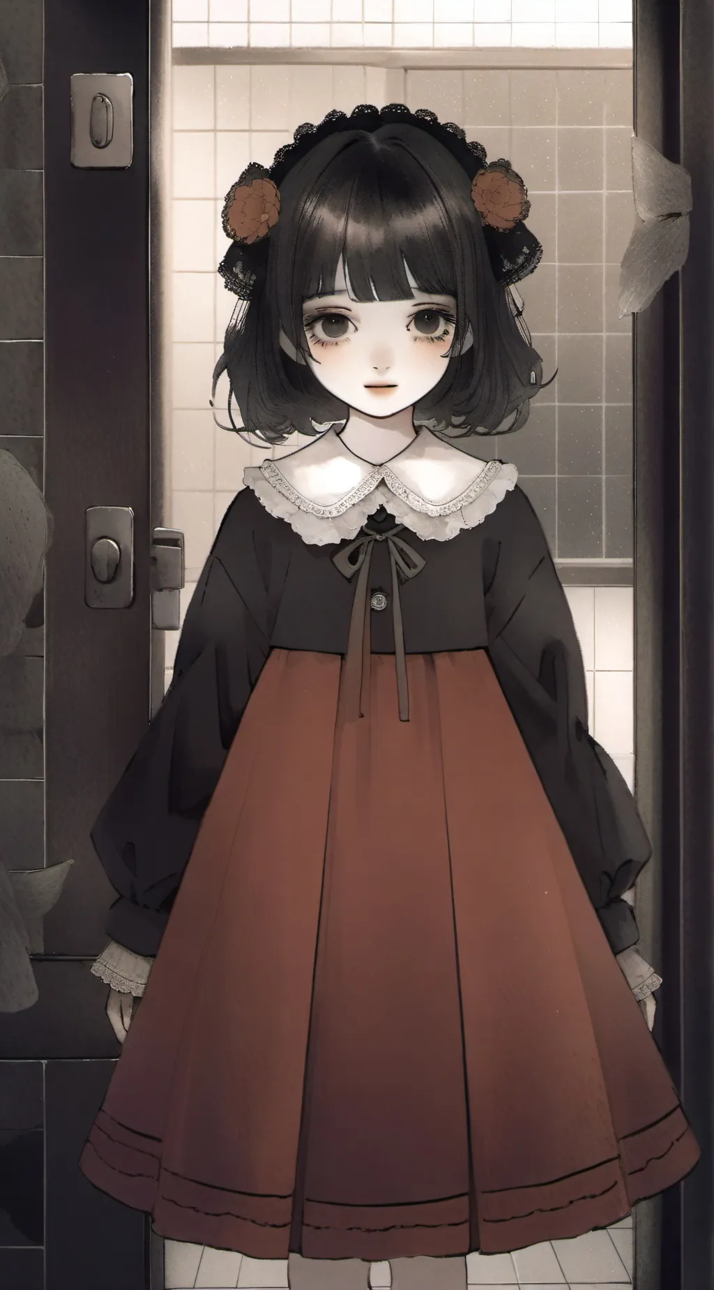 ai character: hanako san background