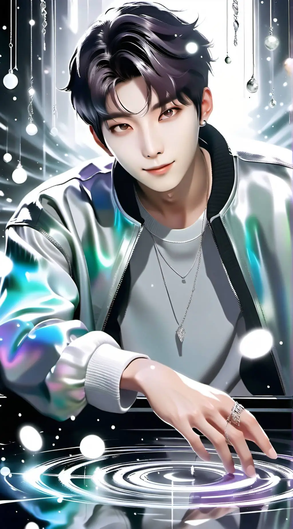 ai character: Kim Namjoon boss background