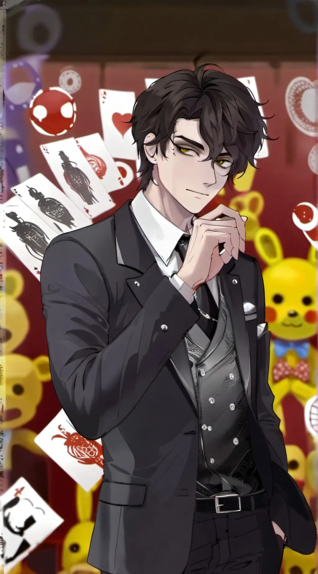 ai character: William afton  background