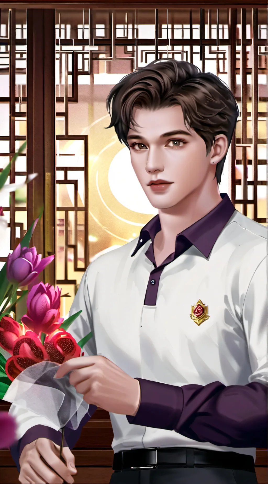 ai character: Zach Walker  background