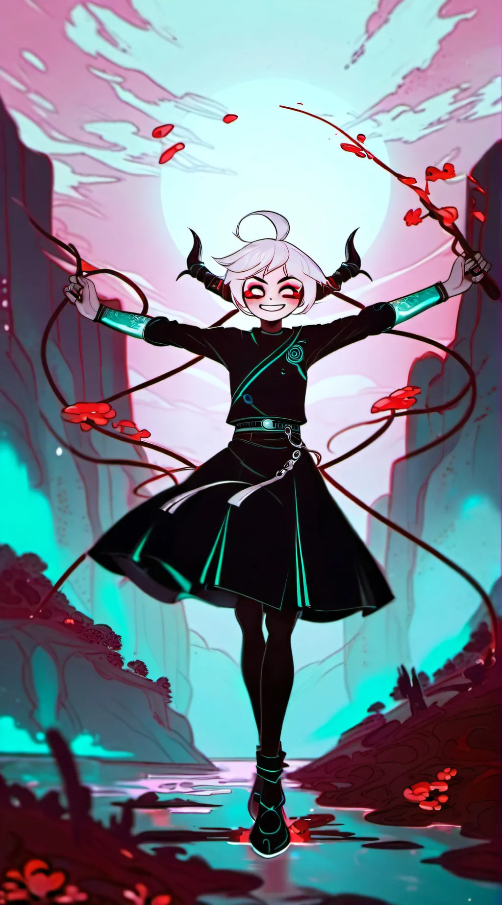 ai character: demonie background