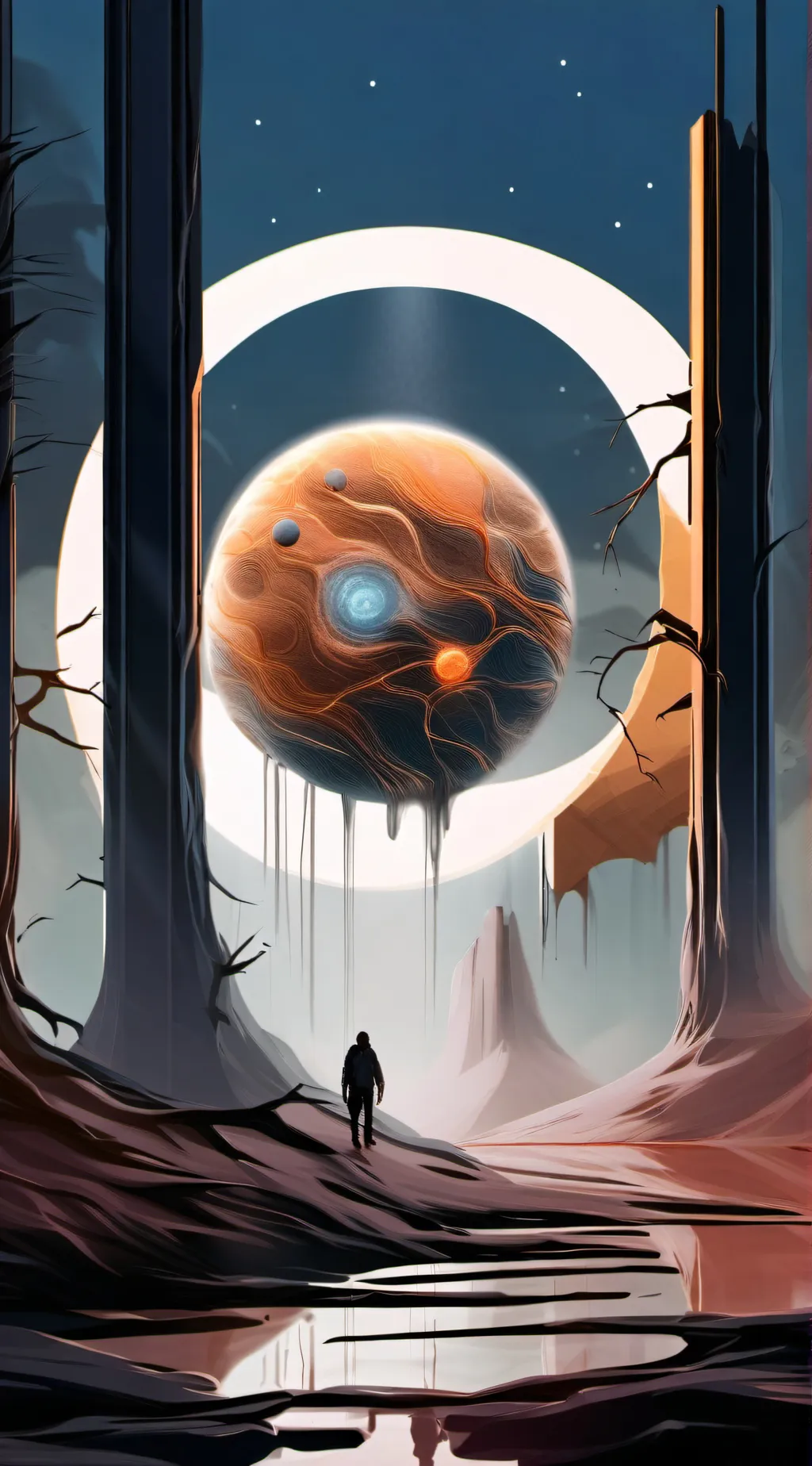 ai character: TSAMS infected background