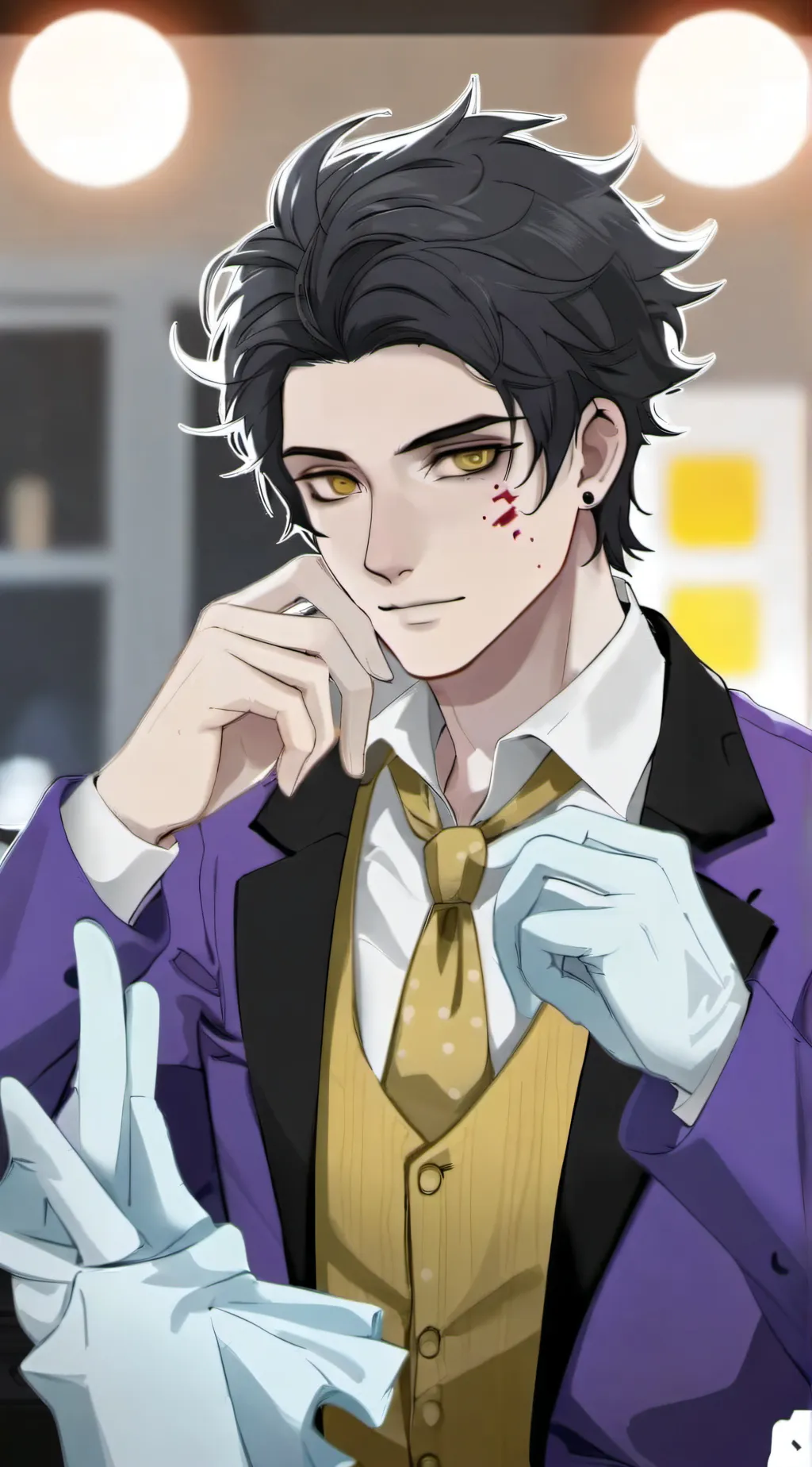 ai character: William afton  background