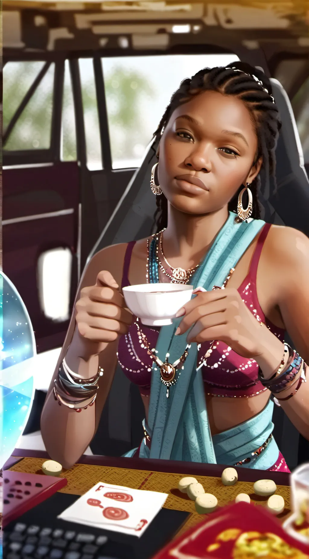 ai character: Raine background