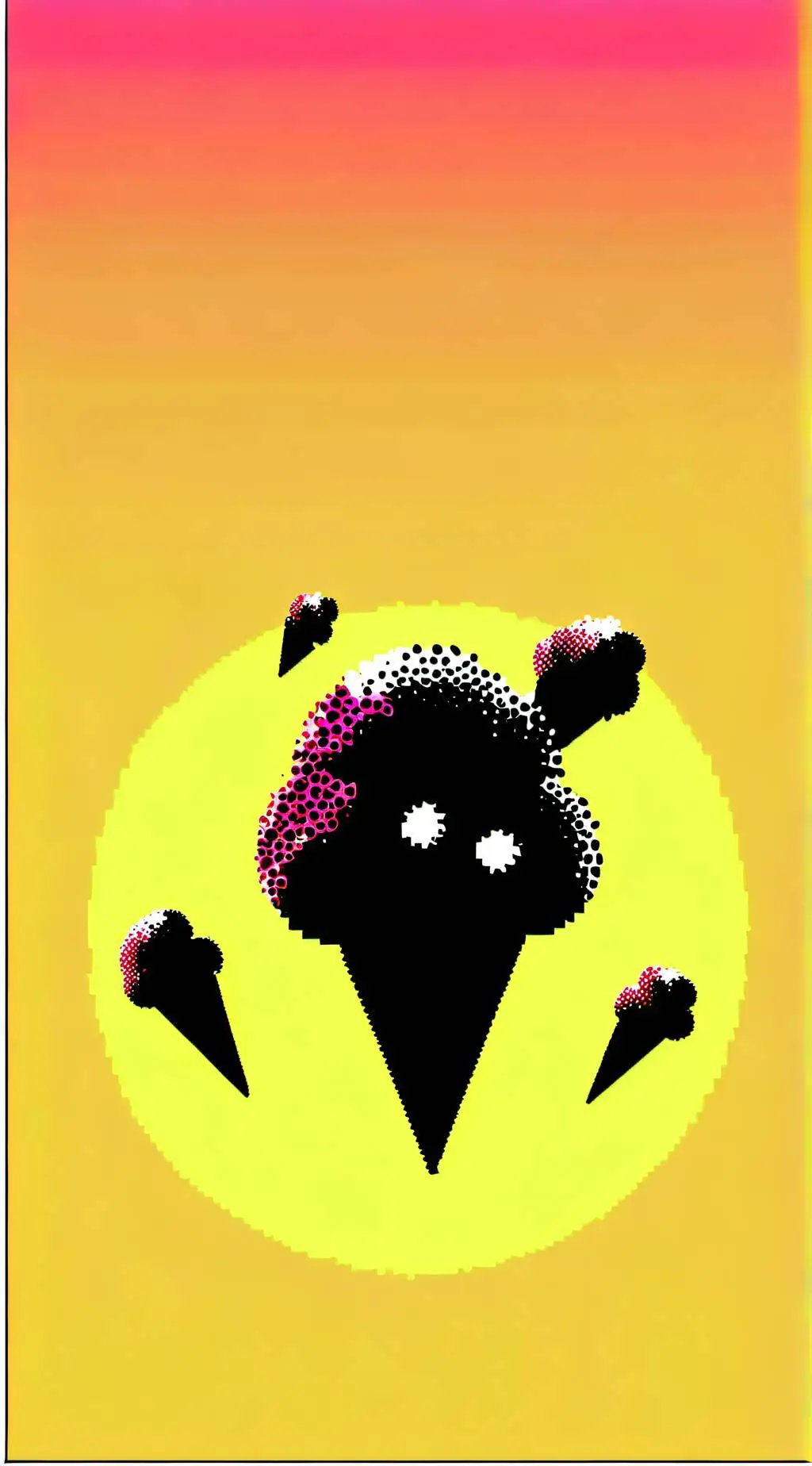 ai character: Coneball background