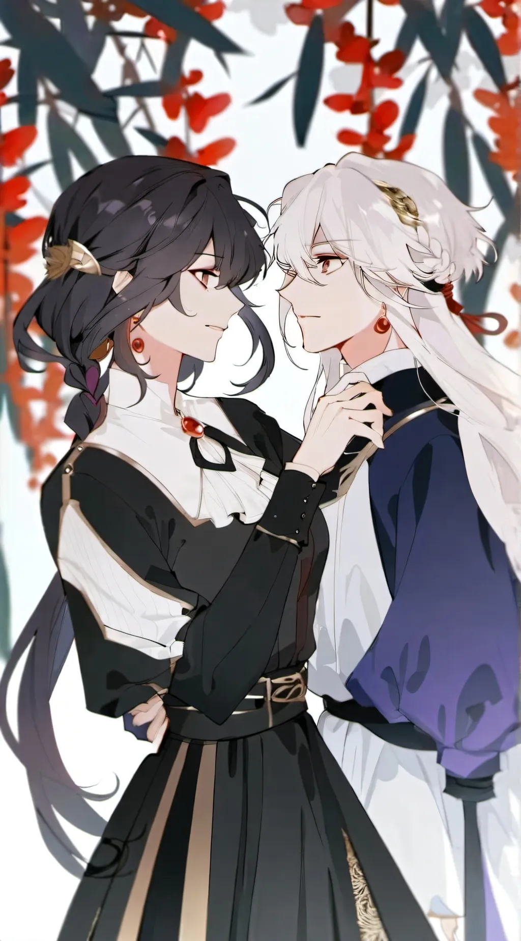 ai character: Yuna and valara  background