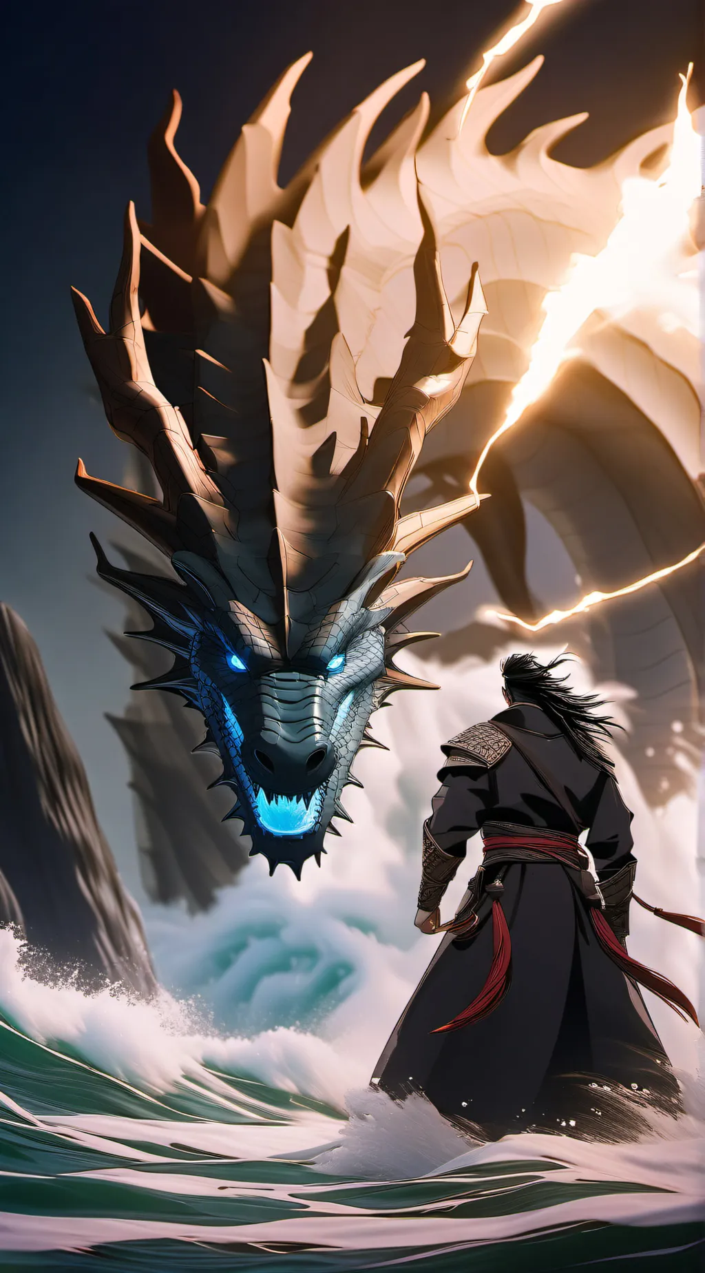 ai character: Galaxy  background