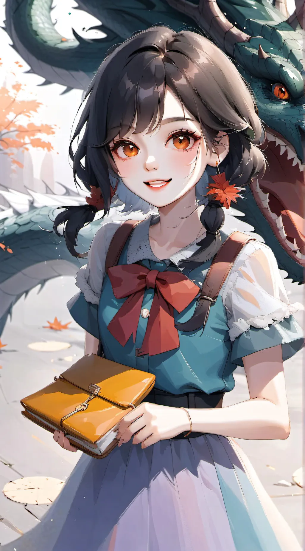 ai character: serena background