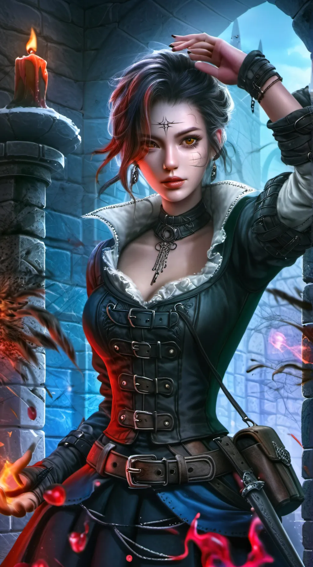 ai character: luna background