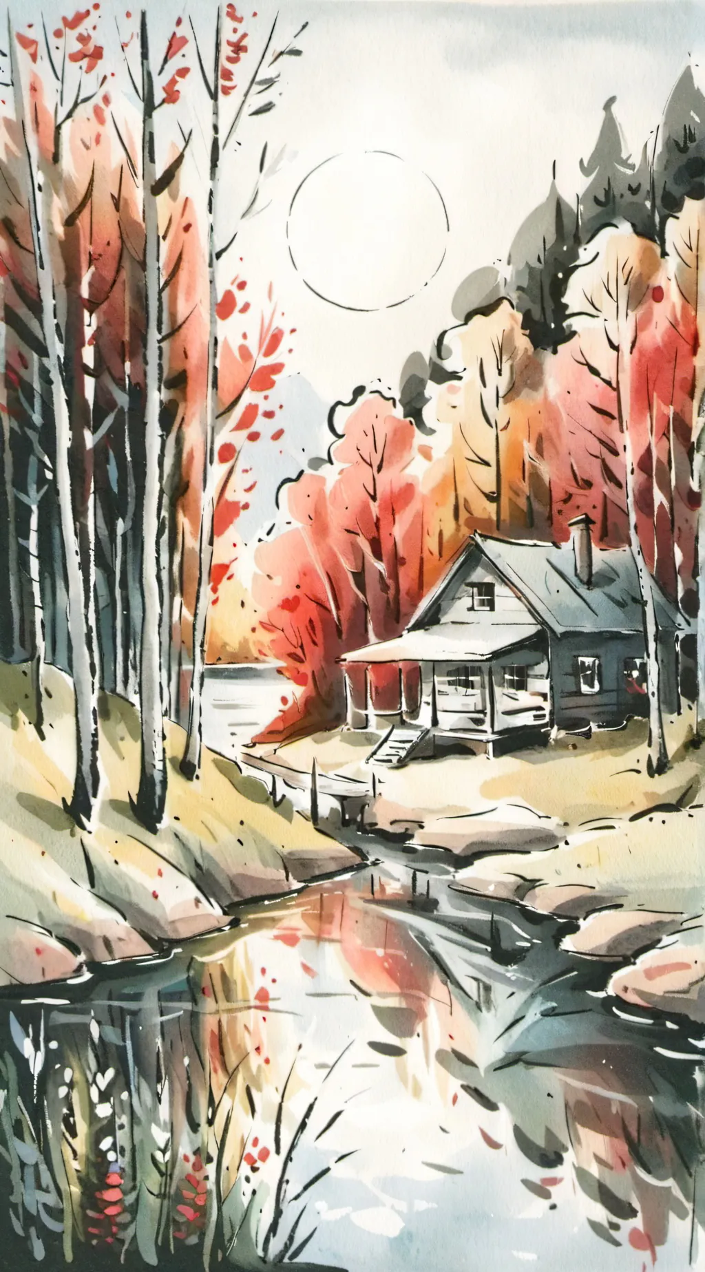 ai character: Gravity falls  background