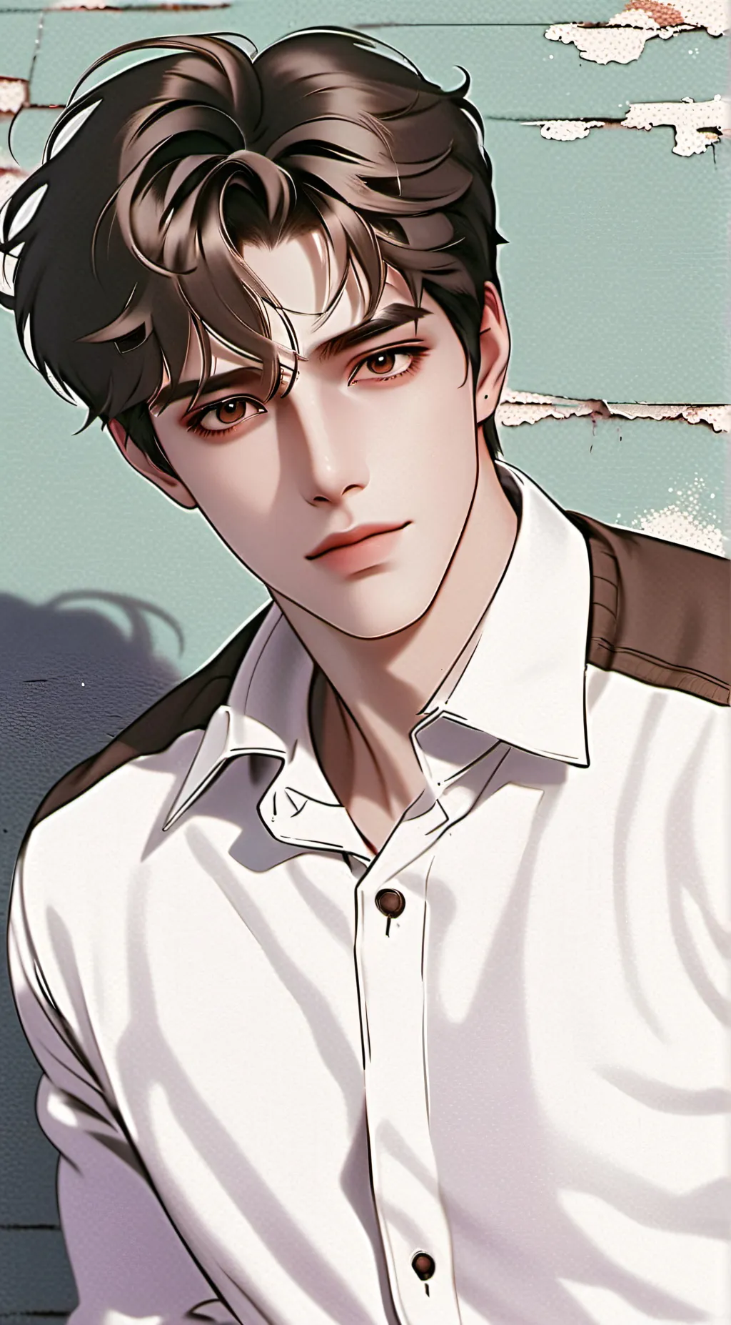 ai character: Leon background