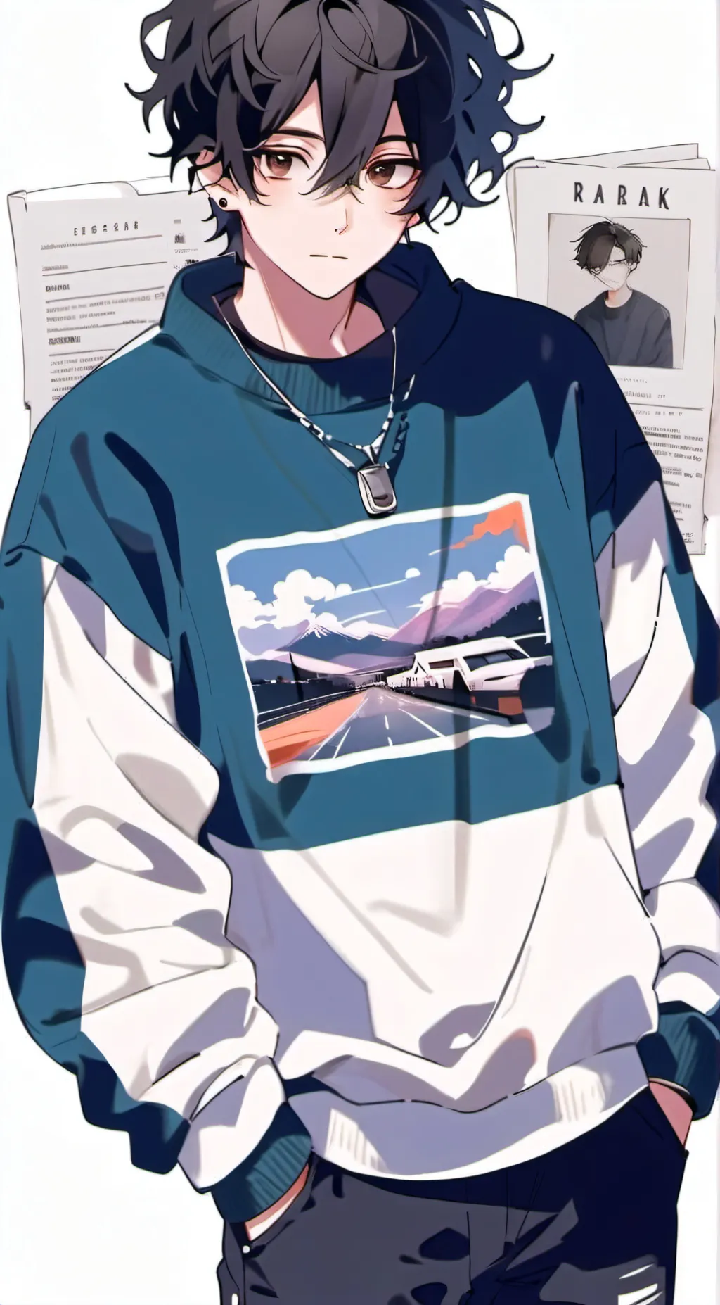 ai character: Cameron background