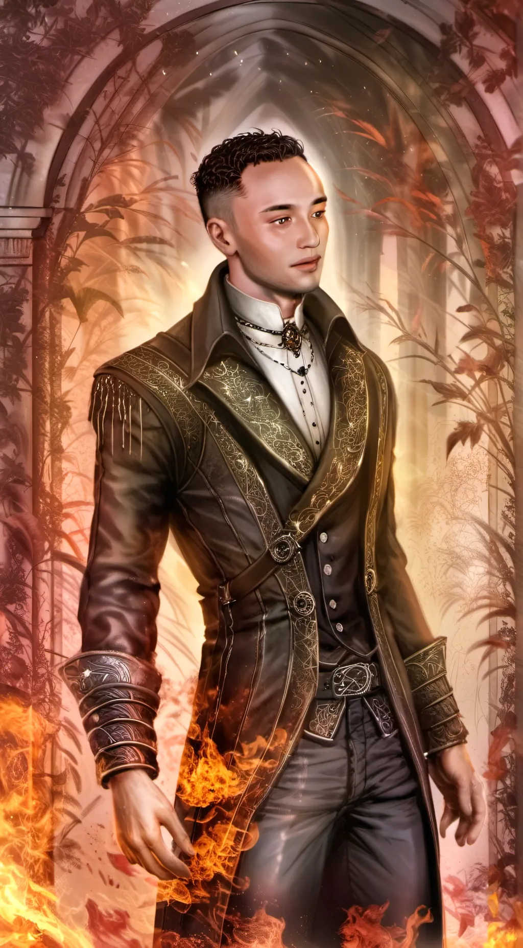 ai character: adam background