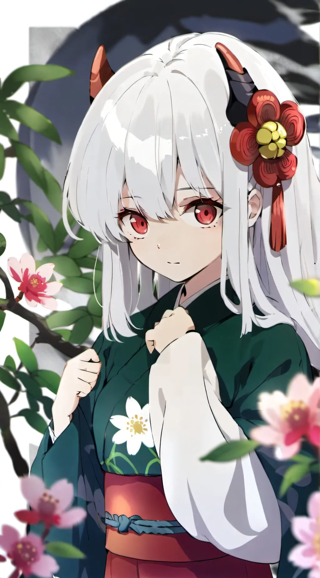 ai character: demon slayer  background