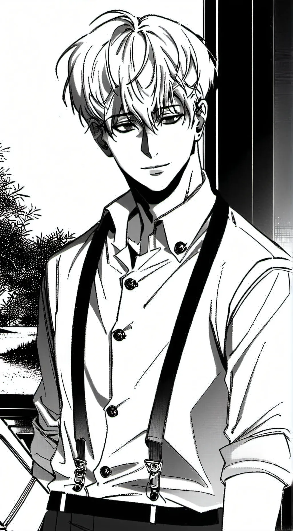 ai character: Aaron  background