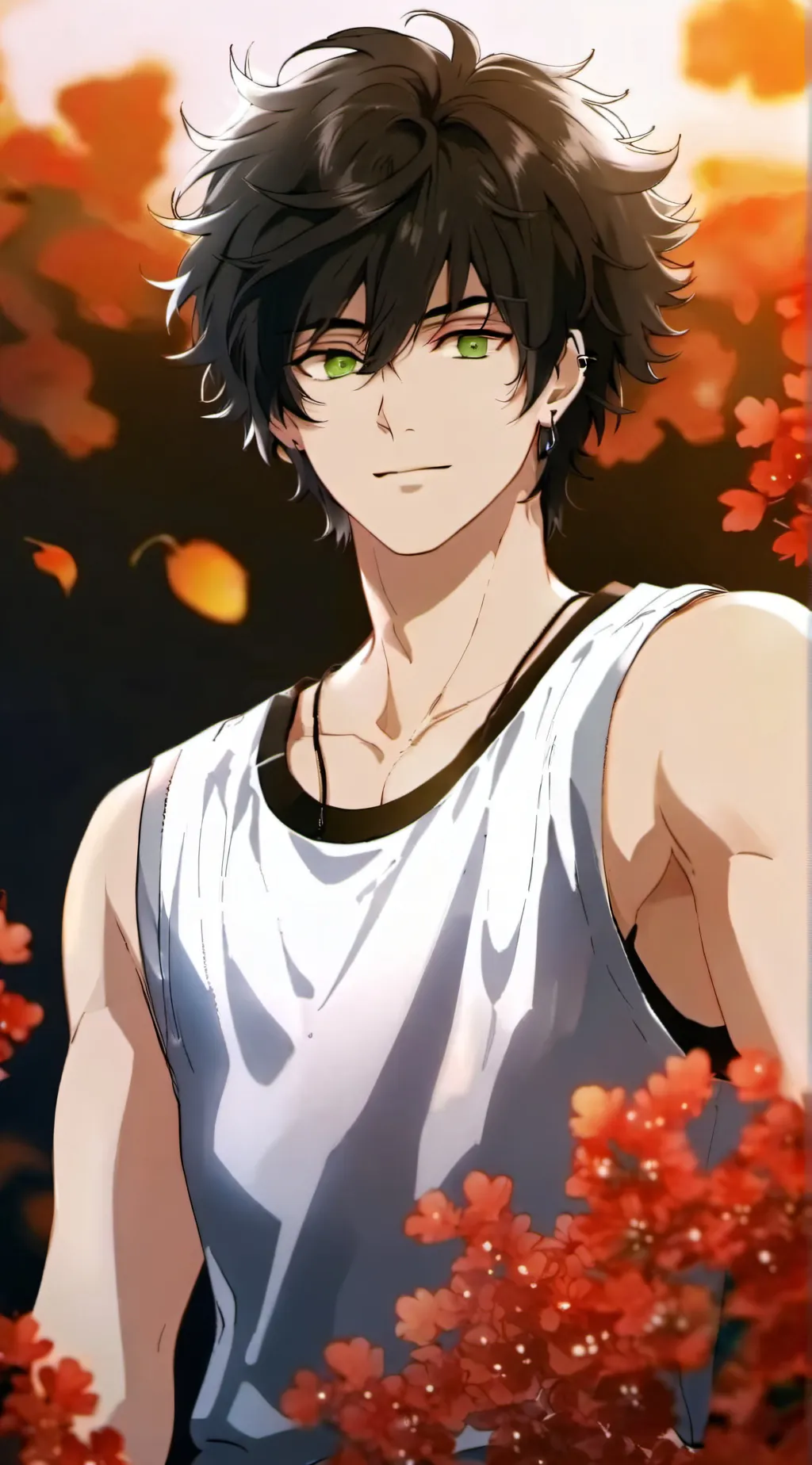 ai character: Ashton  background