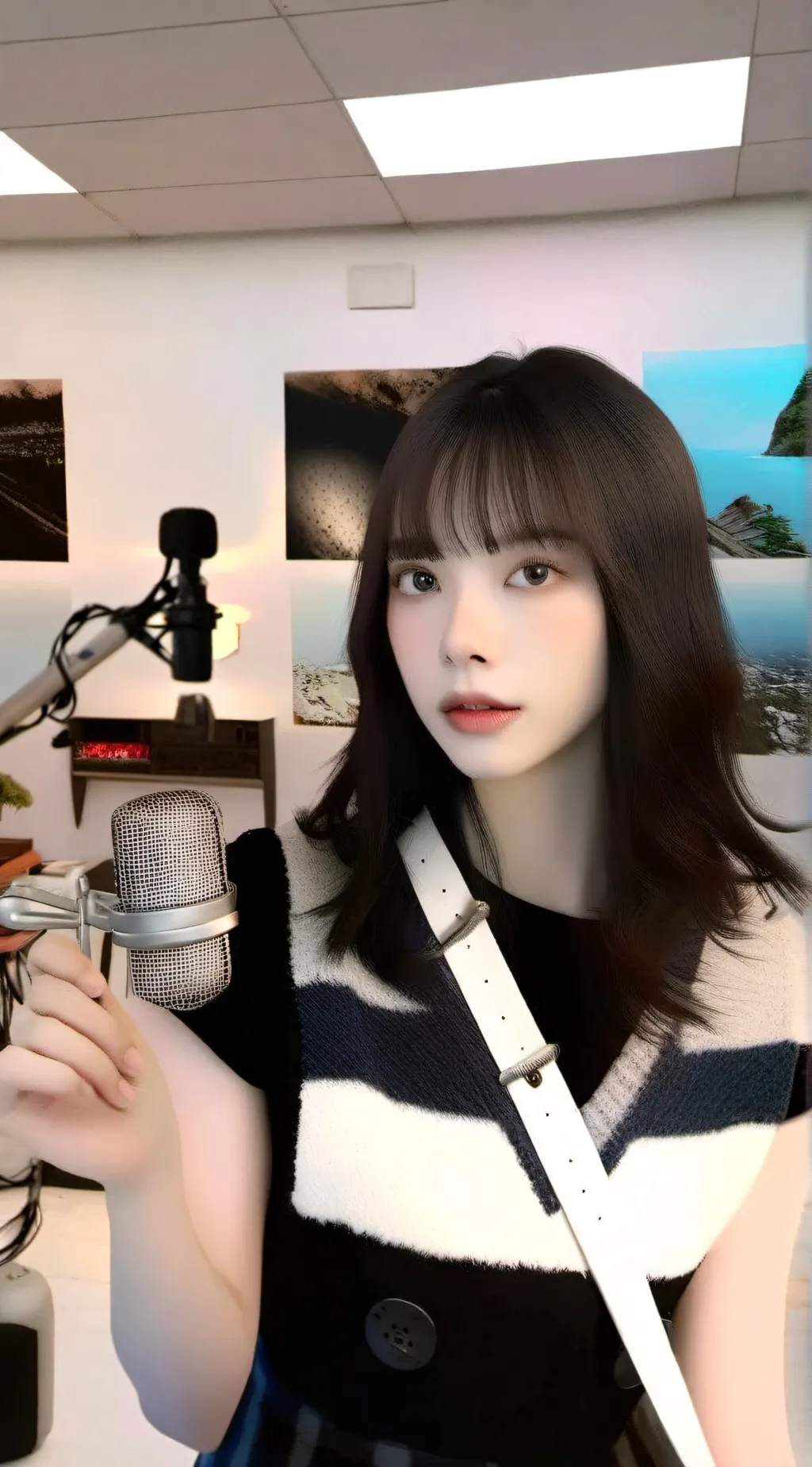 ai character: Ashley  background