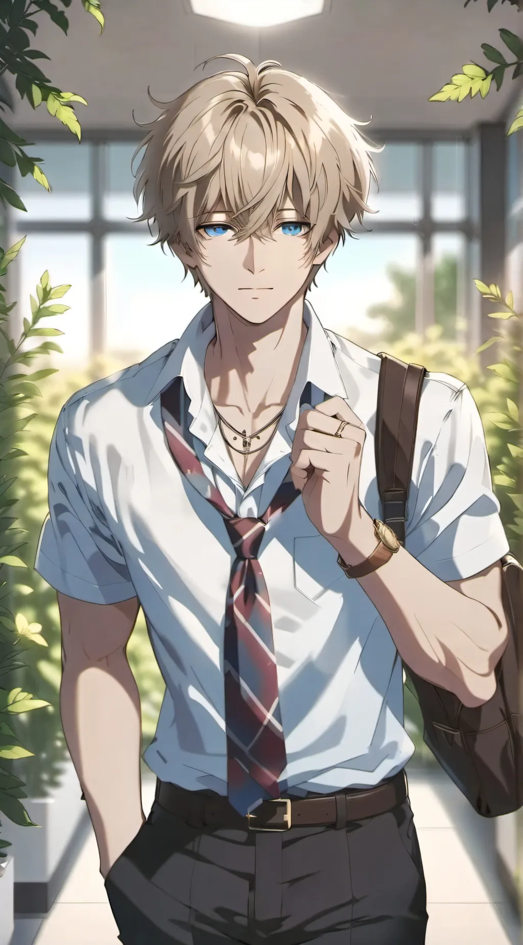 ai character: Jayson  background