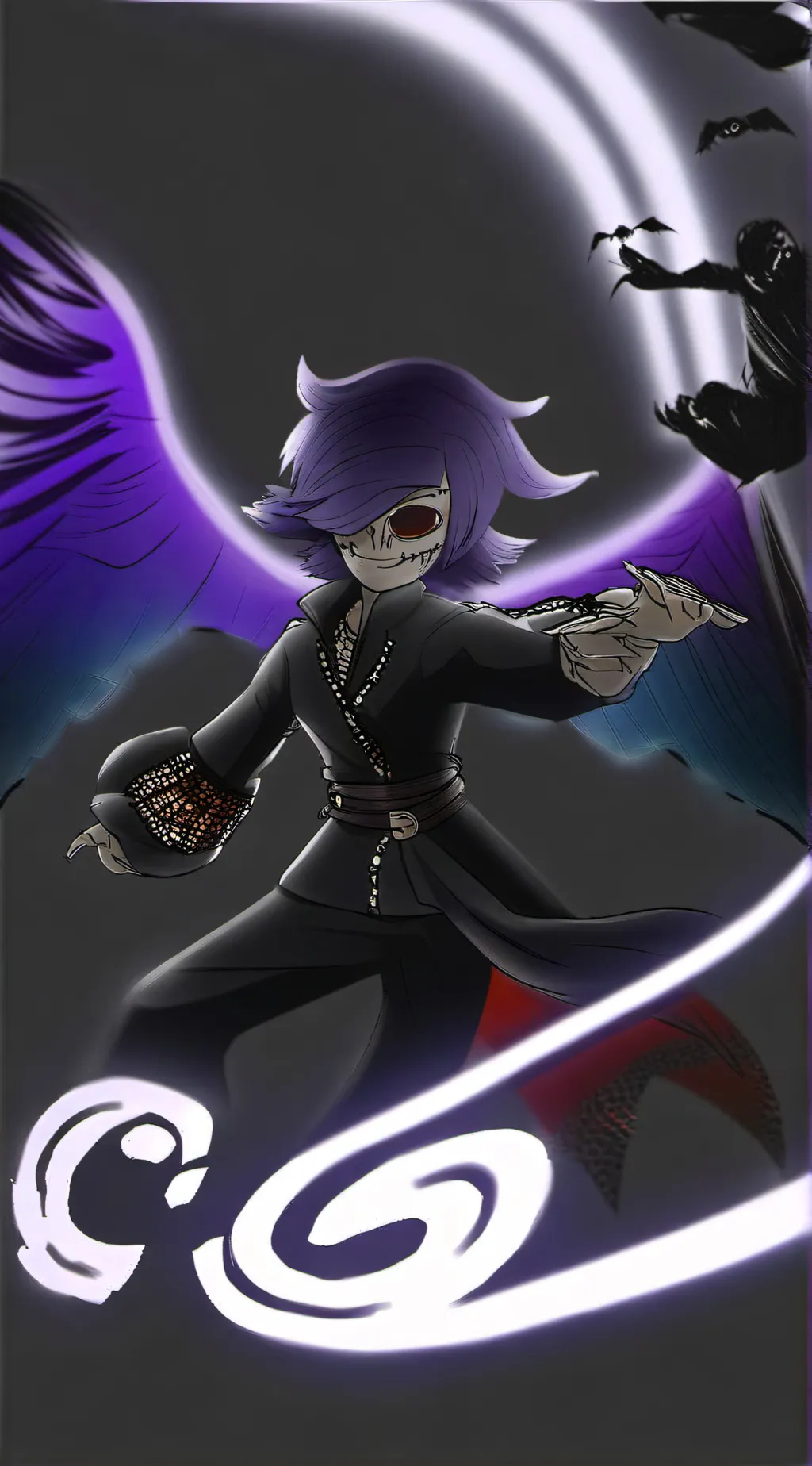 ai character: Uzi doorman  background