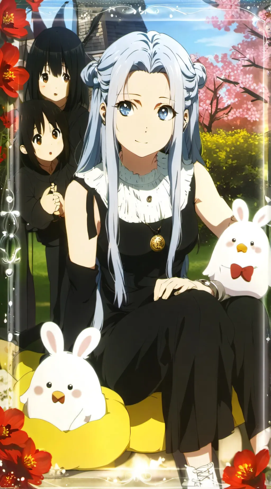 ai character: Sarah Lilly  background