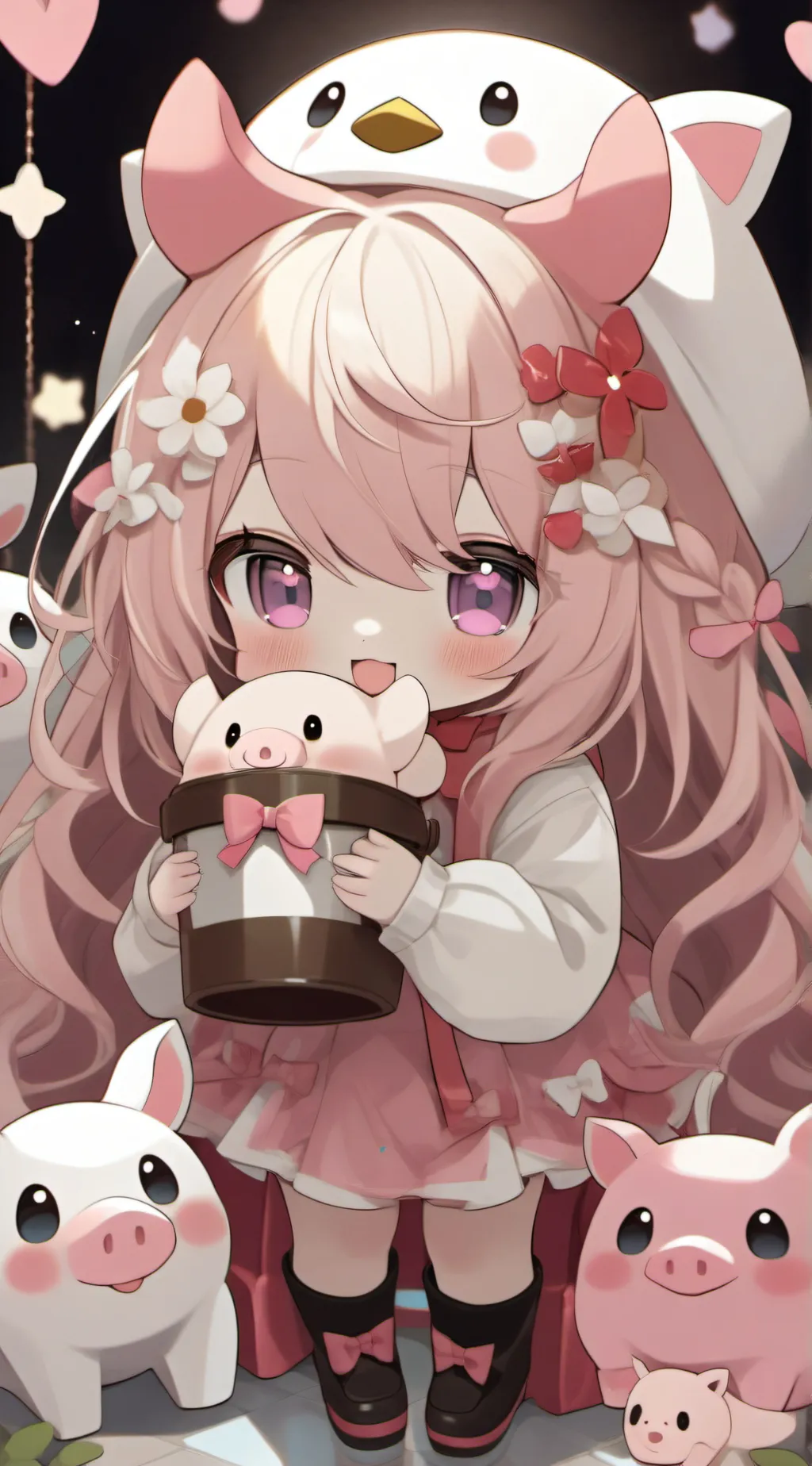 ai character: Roblox Piggy background