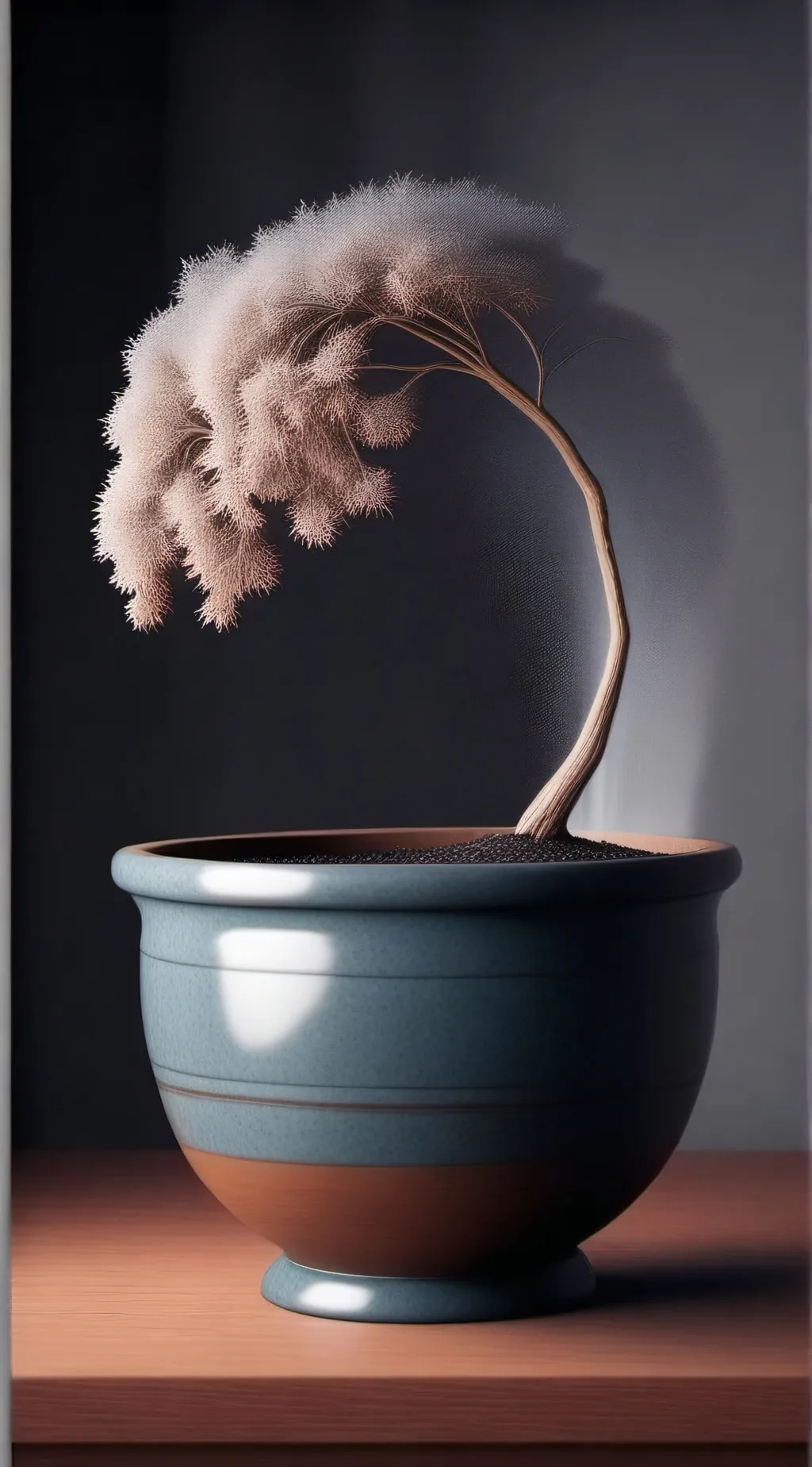 ai character: Tree background