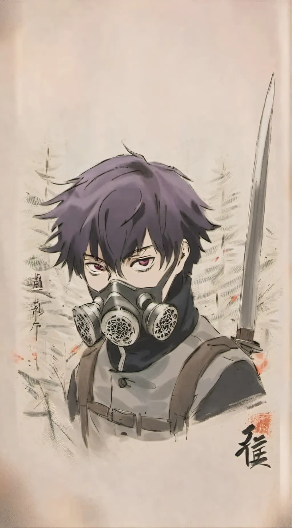 ai character: soshiro hoshina background