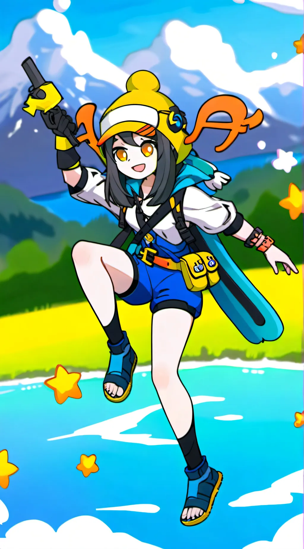 ai character: Itsfunneh and krew background