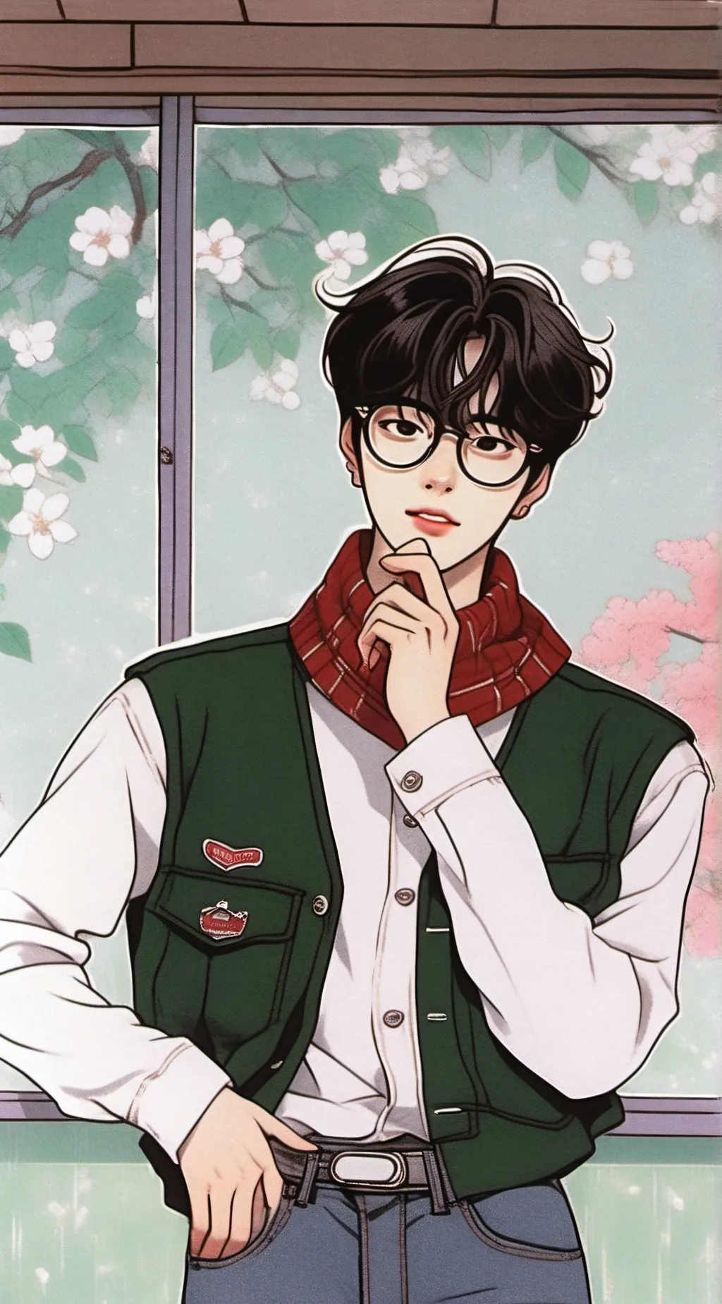 ai character: yang jungwon  background