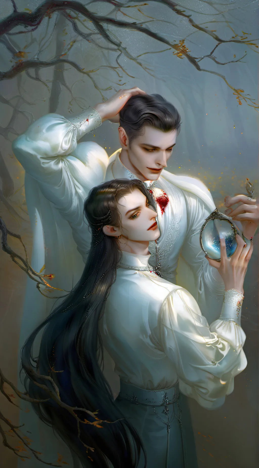 ai character: Kaleb and Max background