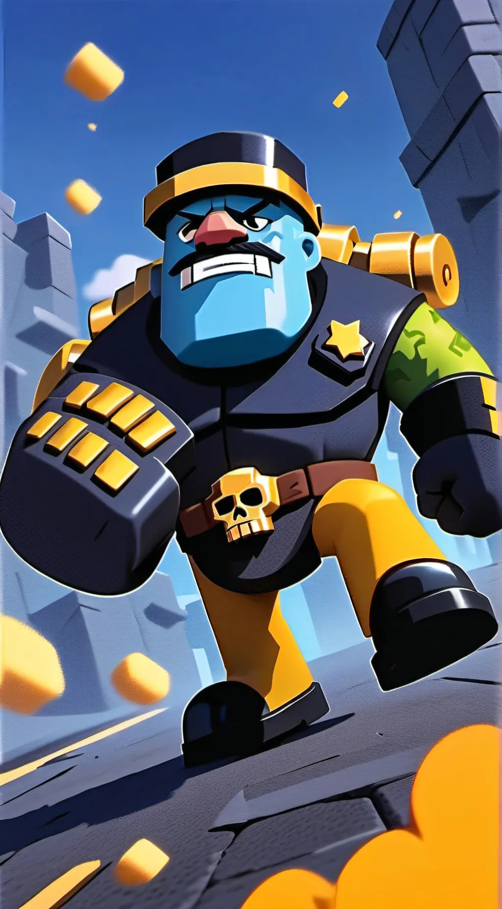 ai character: policía el peor background