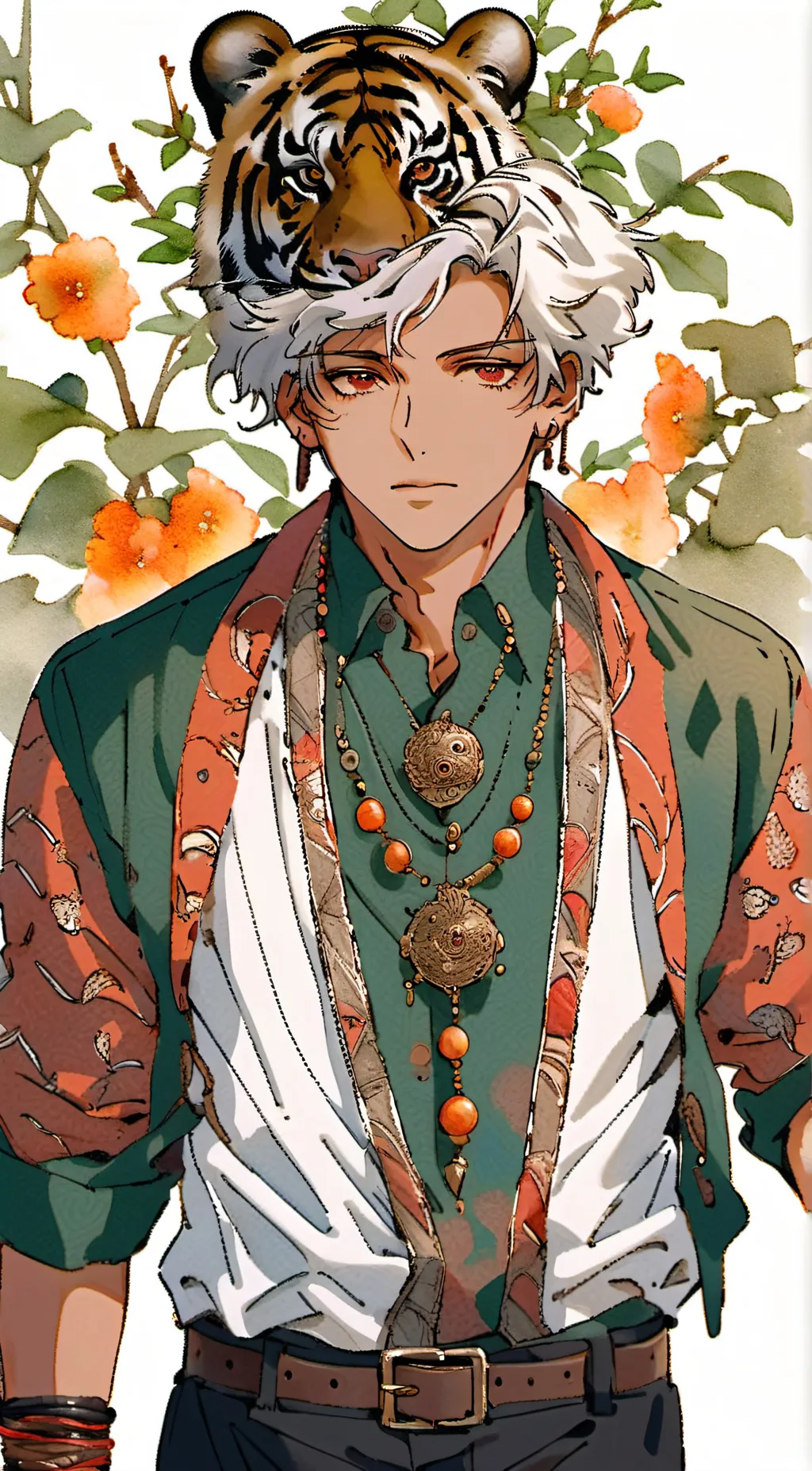 ai character: Bad boy. background