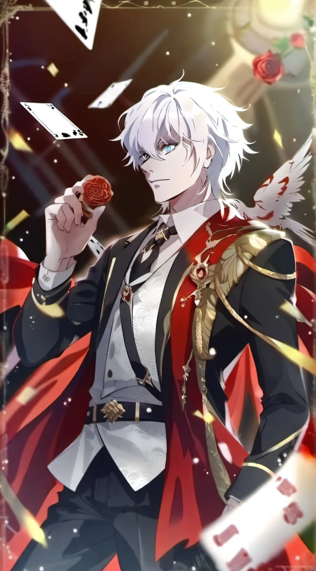 ai character: 🔴Gojo🔵 background