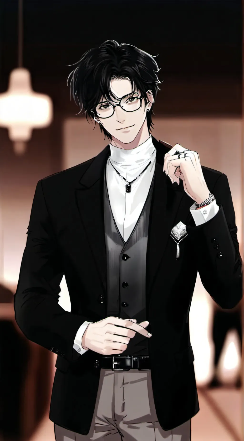 ai character: Elijah~♡ background