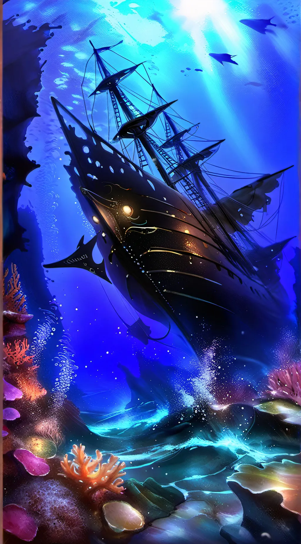 ai character: THE DEEPEST OCEAN  background