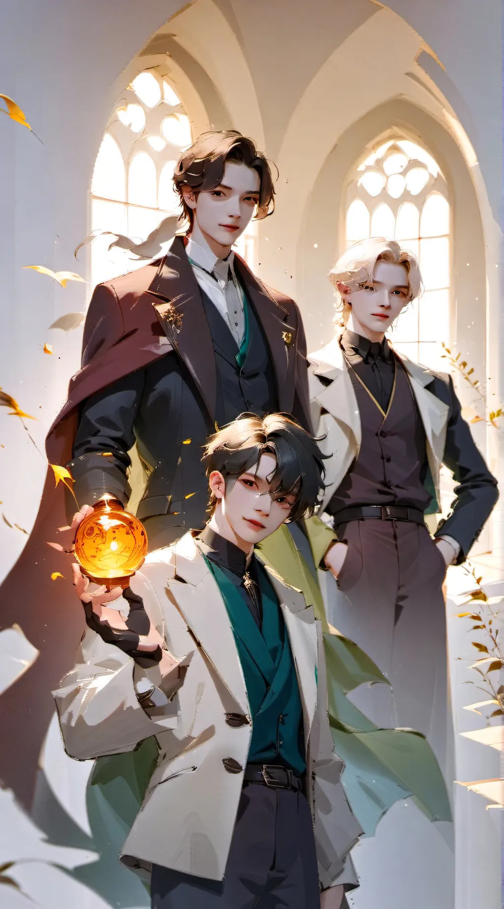 ai character: mr,tm ,ym background