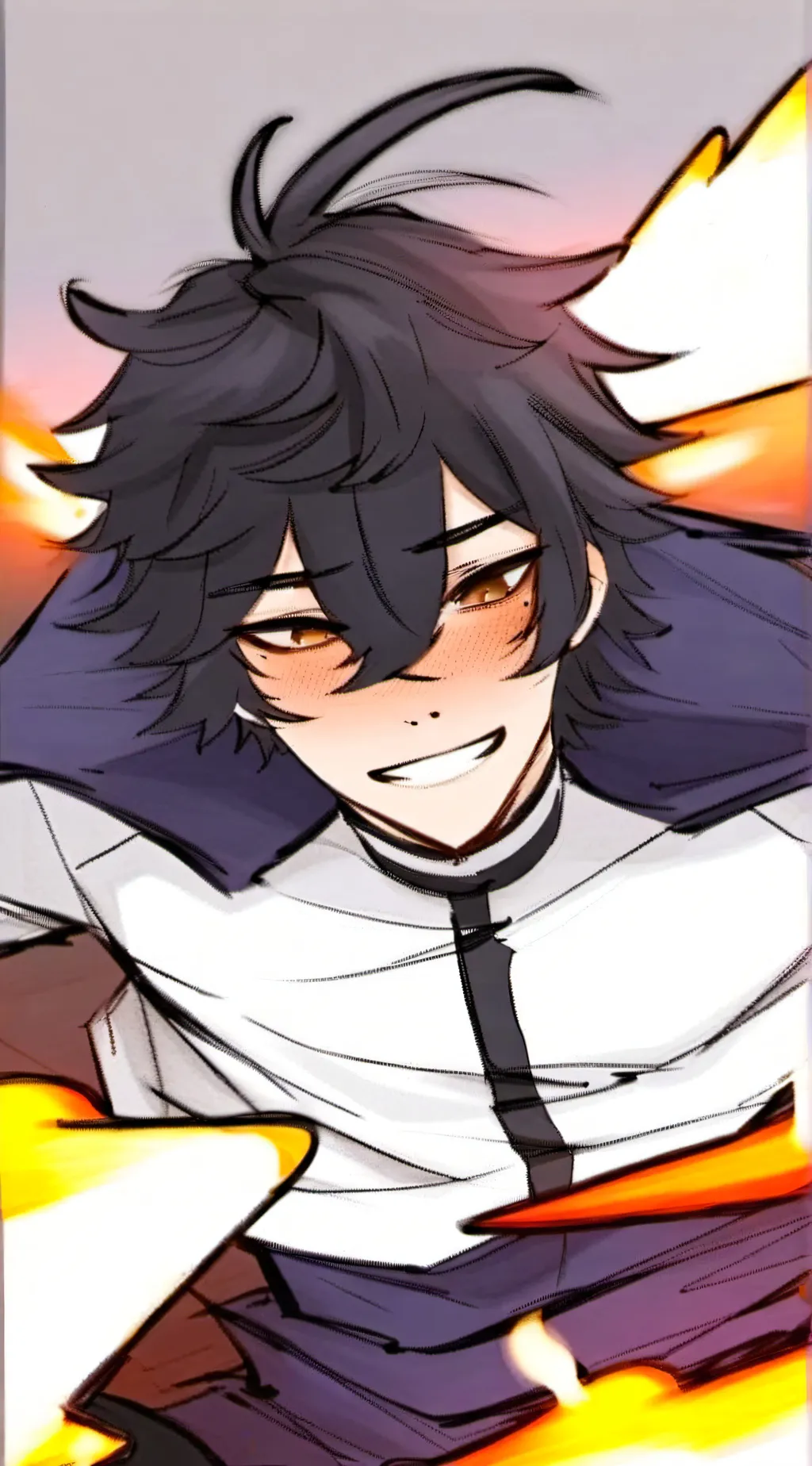 ai character: Voodoo  voodoo background