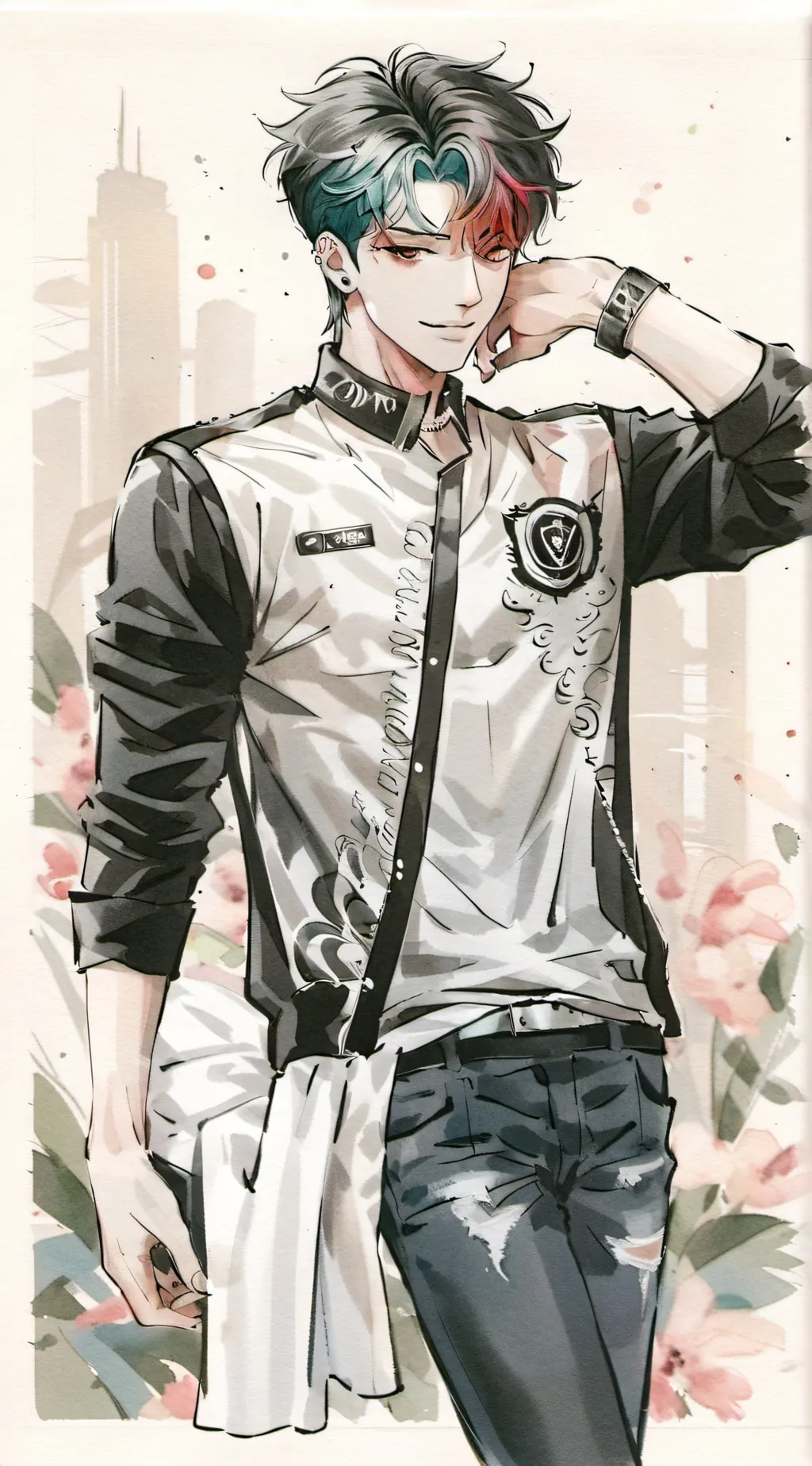 ai character: 🏳️‍🌈Oliver🏳️‍🌈 background