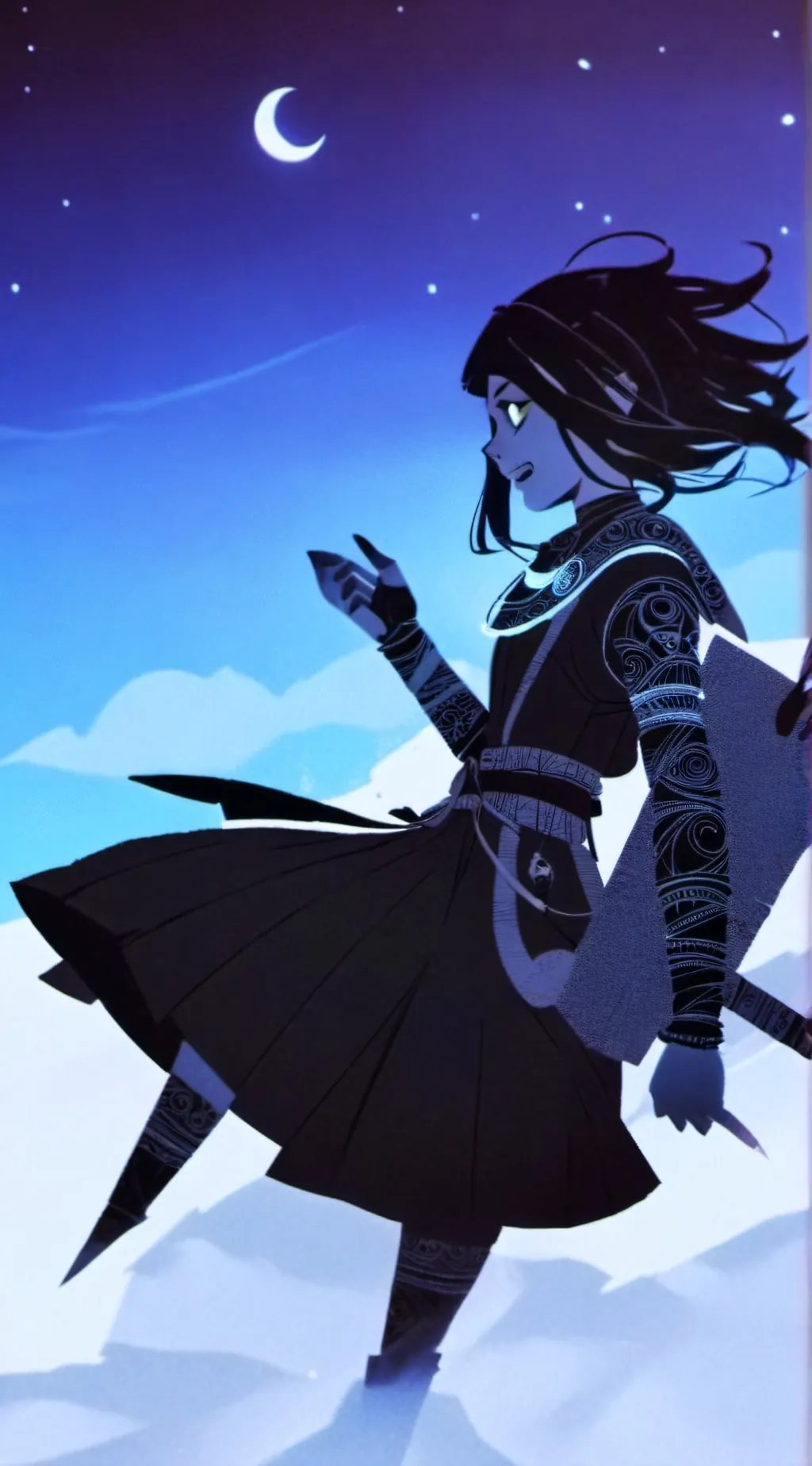 ai character: ms bloomie background